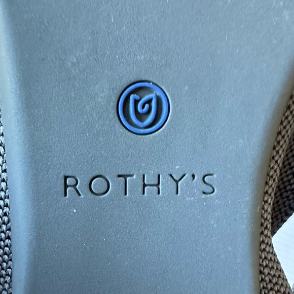 Rothy's The Point Flats Cloud Gray Birdseye Size 9.5 - Picture 6 of 7